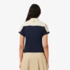 Damespolo met strepen, slim fit, gemaakt in Frankrijk