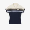 Damespolo met strepen, slim fit, gemaakt in Frankrijk