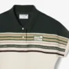 Damespolo met strepen, slim fit, gemaakt in Frankrijk