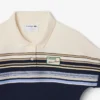 Damespolo met strepen, slim fit, gemaakt in Frankrijk