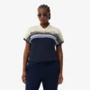 Damespolo met strepen, slim fit, gemaakt in Frankrijk