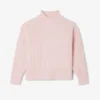 Damestrui met hoge hals en patchwork-effect
