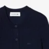 Damesvest van geribd merinowol