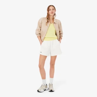 Double Face Piqua-short voor dames
