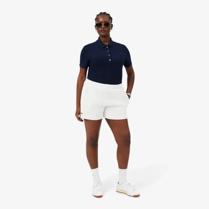 Double Face Piqua-short voor dames
