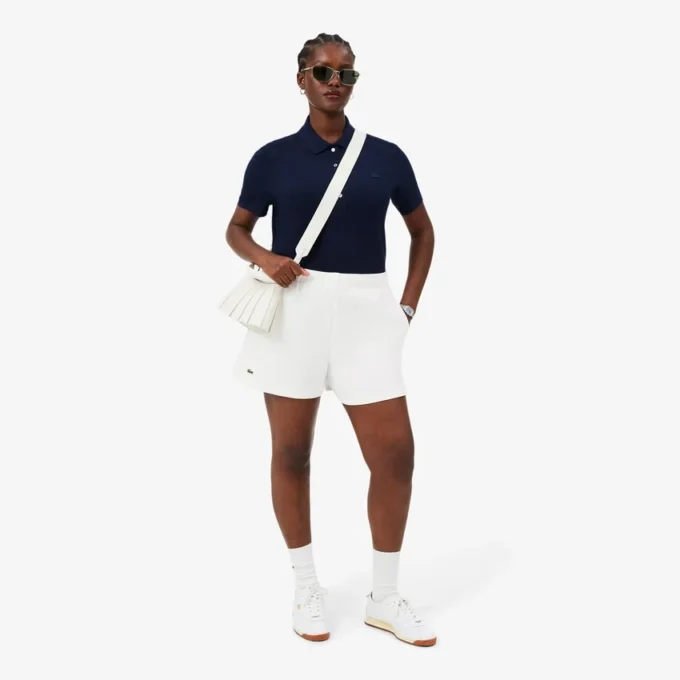 Double Face Piqua-short voor dames