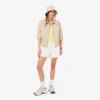 Double Face Piqua-short voor dames