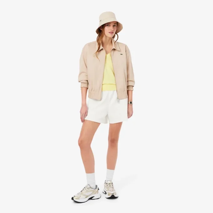 Double Face Piqua-short voor dames