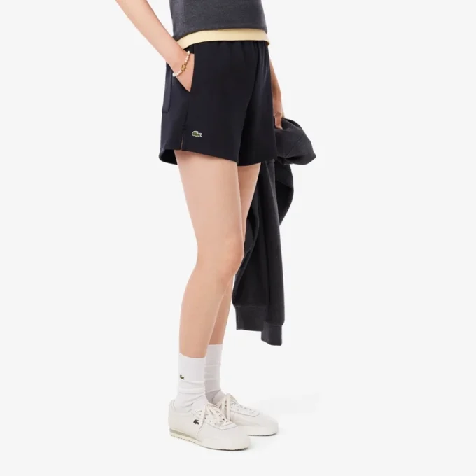 Double Face Piqua-short voor dames