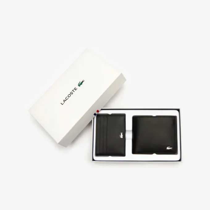 Fg lederen portemonnee & kaarthouder cadeauset