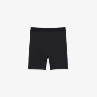 Fietsbroek met hoge taille van microvezel