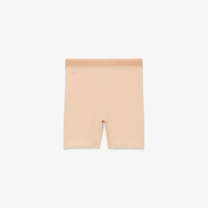 Fietsbroek met hoge taille van microvezel