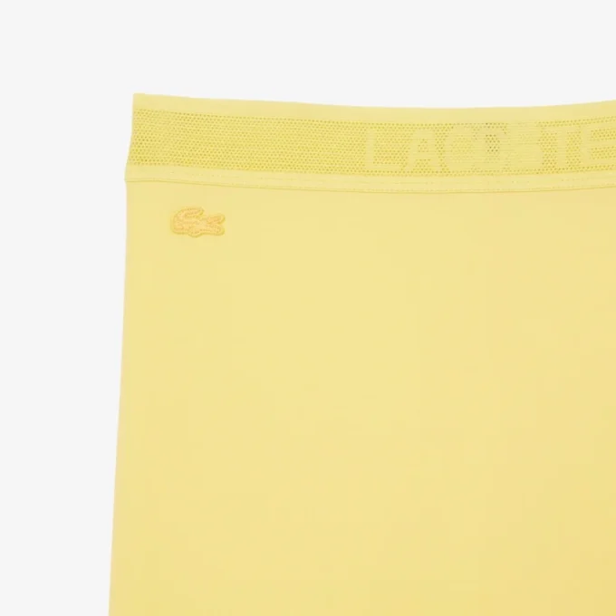 Fietsbroek met hoge taille van microvezel