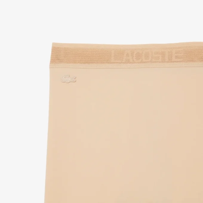 Fietsbroek met hoge taille van microvezel