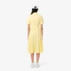 Flared Mini-Piqua polojurk voor dames