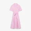 Flared Mini-Piqua polojurk voor dames