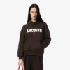 Fleece hoodie met logo voor dames