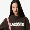 Fleece hoodie met logo voor dames