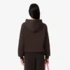 Fleece hoodie met logo voor dames