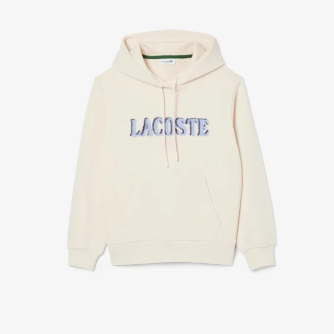 Fleece hoodie met logo voor dames