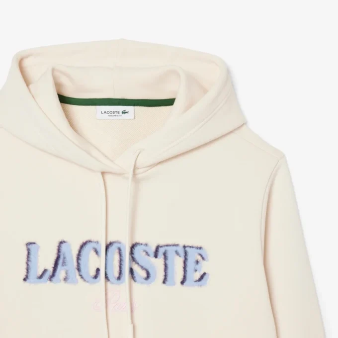 Fleece hoodie met logo voor dames