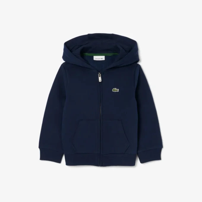 Fleece hoodie met rits voor kinderen