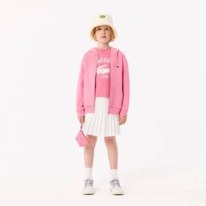 Fleece hoodie met rits voor kinderen