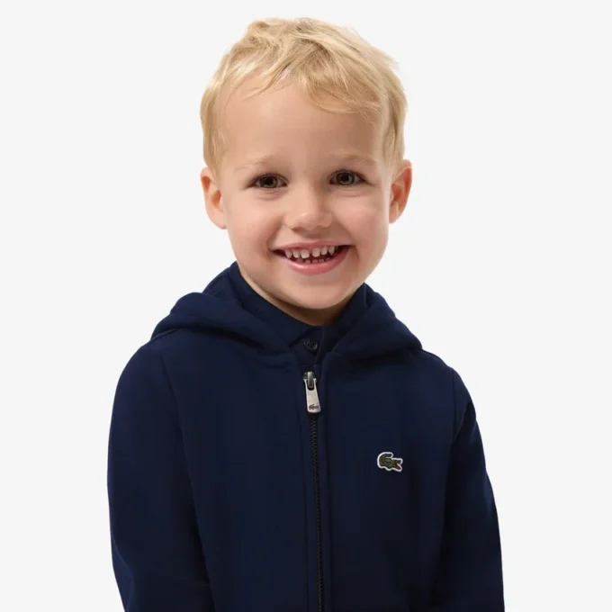 Fleece hoodie met rits voor kinderen