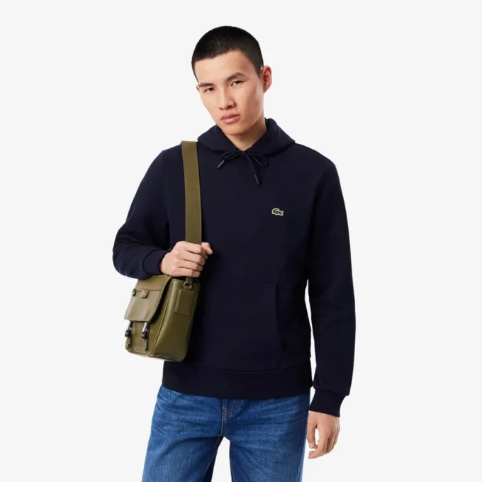 Fleece hoodie voor heren