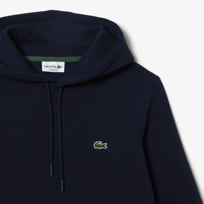 Fleece hoodie voor heren