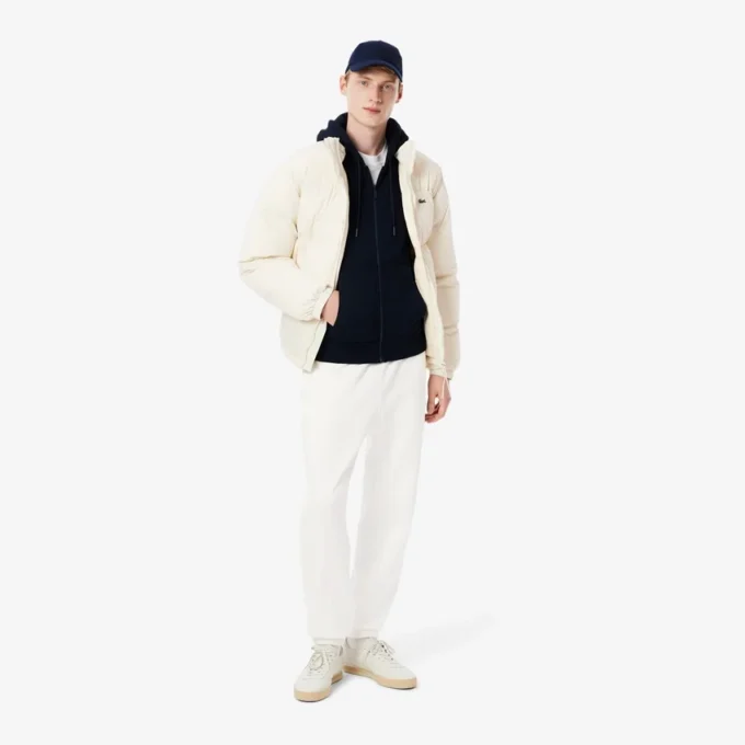 Fleece-joggingbroek met badge voor heren