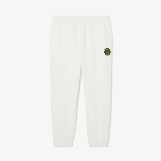 Fleece-joggingbroek met badge voor heren