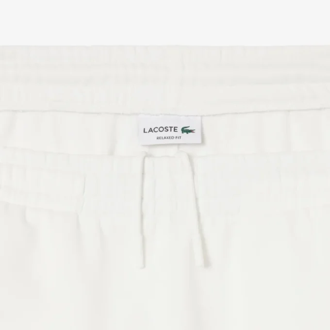 Fleece-joggingbroek met badge voor heren