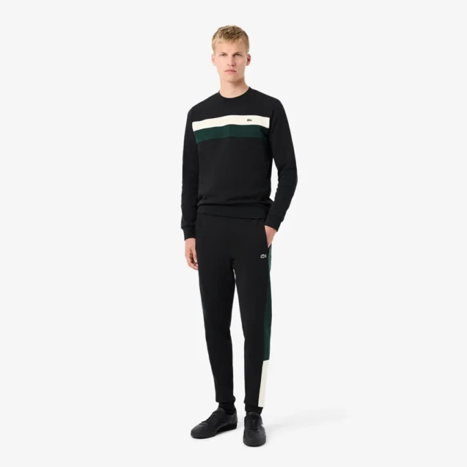 Fleece-joggingbroek met taps toelopende pijpen voor heren