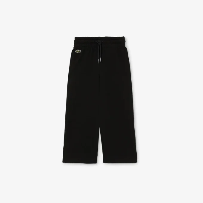 Fleece-joggingbroek met uitlopende pijpen voor meisjes