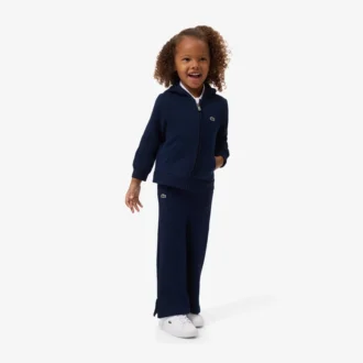 Fleece-joggingbroek met uitlopende pijpen voor meisjes
