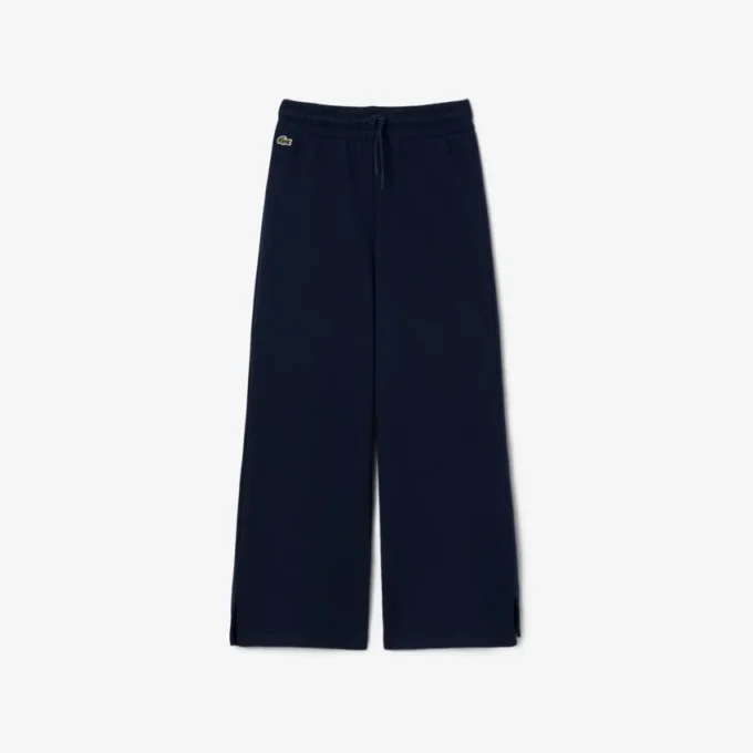 Fleece-joggingbroek met uitlopende pijpen voor meisjes