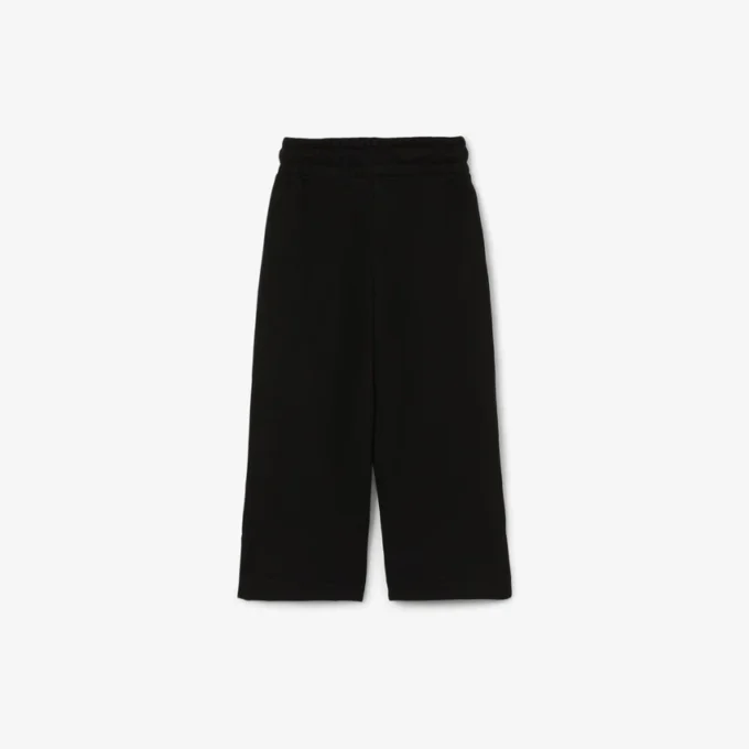Fleece-joggingbroek met uitlopende pijpen voor meisjes