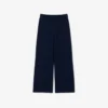 Fleece-joggingbroek met uitlopende pijpen voor meisjes