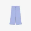 Fleece-joggingbroek met uitlopende pijpen voor meisjes