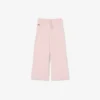 Fleece-joggingbroek met uitlopende pijpen voor meisjes