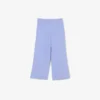 Fleece-joggingbroek met uitlopende pijpen voor meisjes