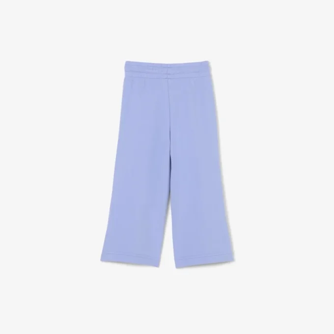 Fleece-joggingbroek met uitlopende pijpen voor meisjes