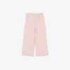Fleece-joggingbroek met uitlopende pijpen voor meisjes