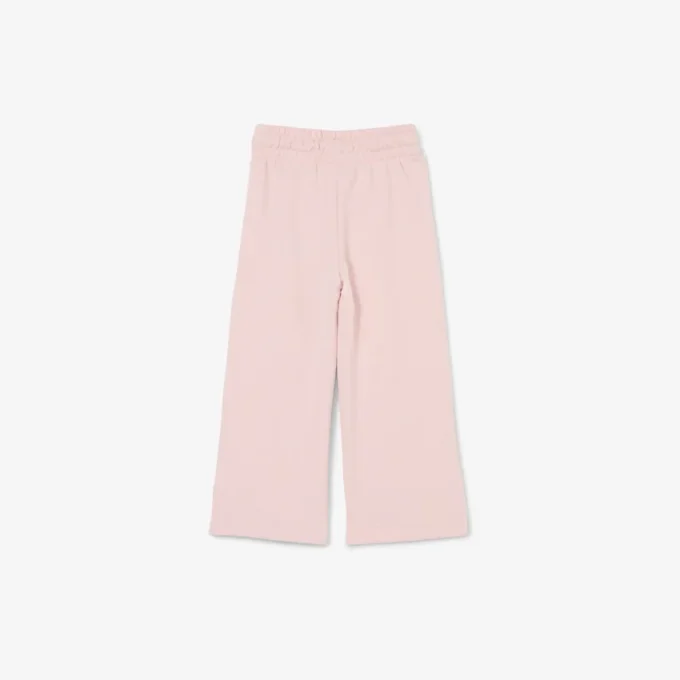 Fleece-joggingbroek met uitlopende pijpen voor meisjes