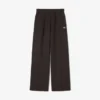 Fleece-joggingbroek met wijde pijpen voor dames