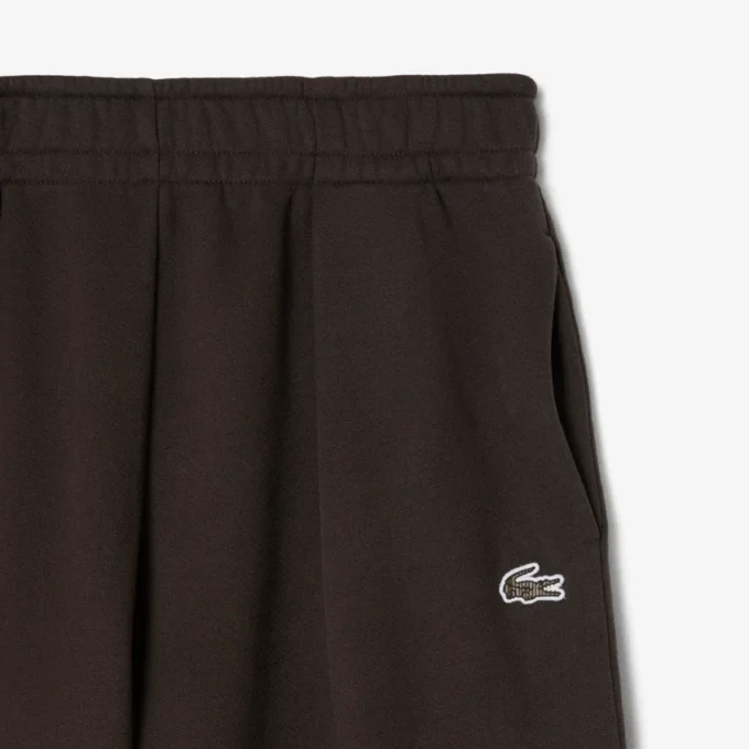 Fleece-joggingbroek met wijde pijpen voor dames