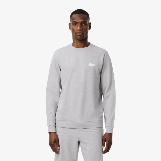 Fleece-loungehoodie voor heren
