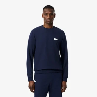 Fleece-loungehoodie voor heren