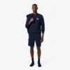 Fleece-loungehoodie voor heren